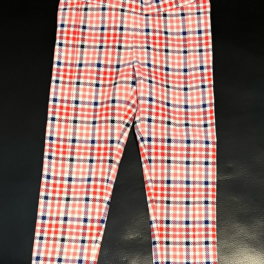 Janie and Jack Plaid Ponte Pants